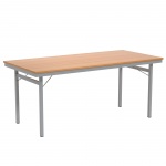 Klapptisch, 170x80 cm (B/T), 72 cm hoch, 4-Fuß, 